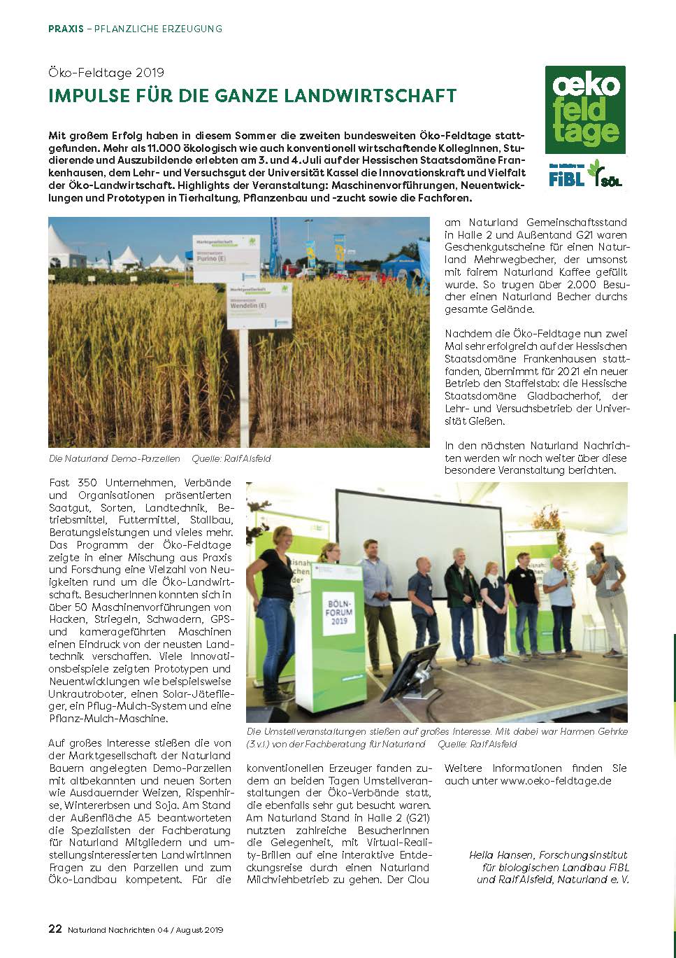 Oekofeldtage_Naturland_August2019